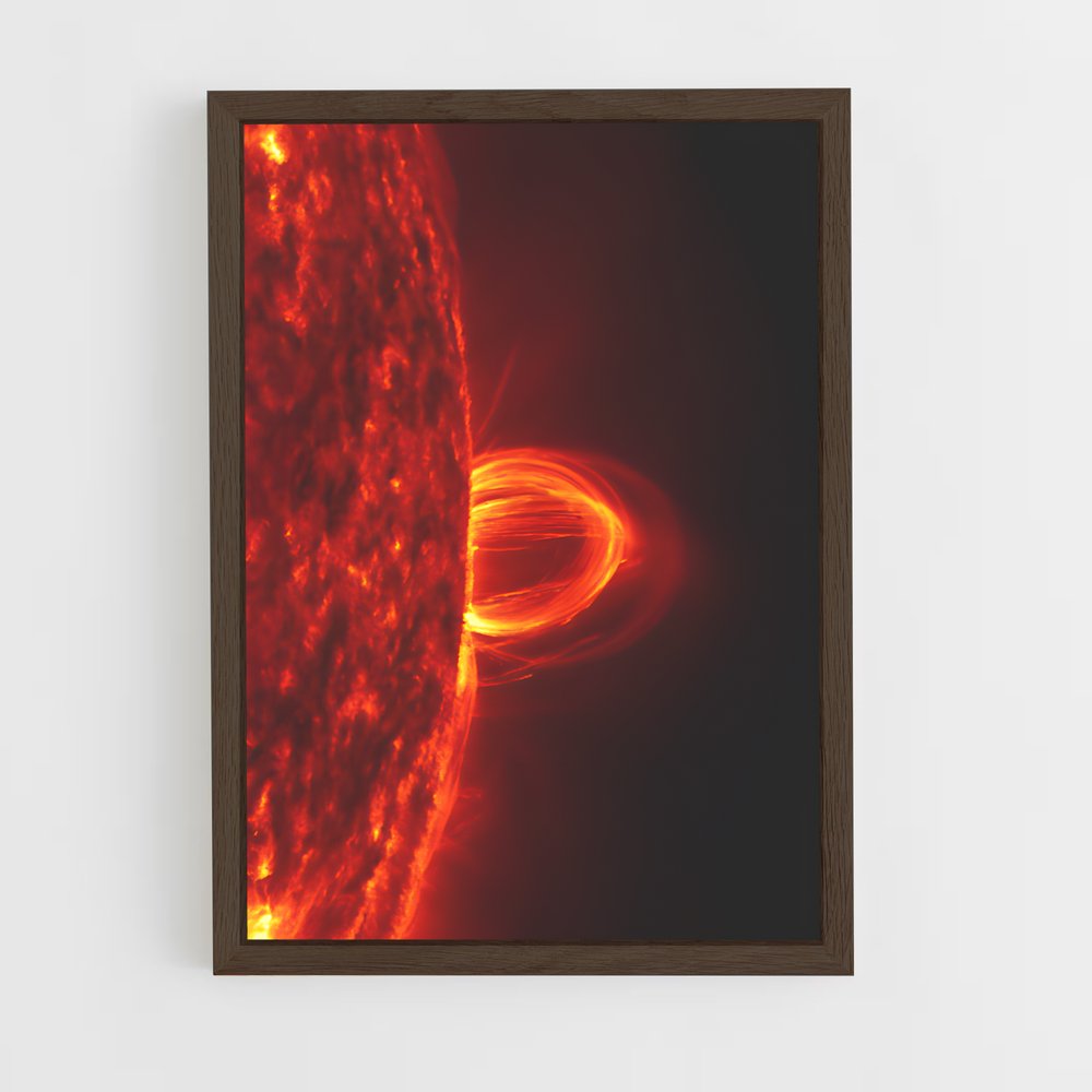 Poster Flamboiement Solaire – affiche Système solaire (vue 5)